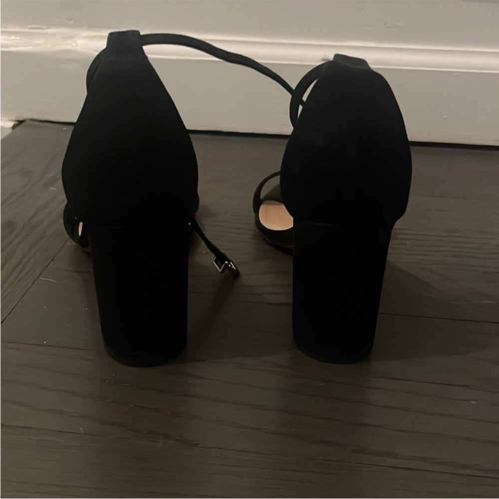 SCHUTZ Black Ankle Strap Heels - Picture 5 of 5